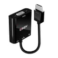 Miniatyrbillede 1 af 5: LINDY 38285 HDMI til VGA og lydkonverter sort 0,1 m