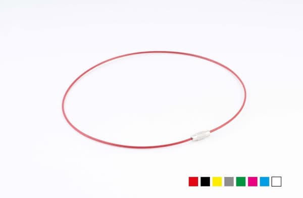 shiverpeaks ®-BASIC-S--stålrep, skruvbar, 8-delad, färgad, 40cm (BS18-99002)
