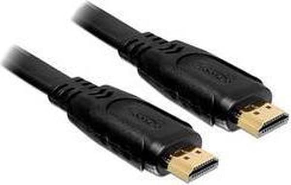 Delock - 1,4 High Speed ​​​​HDMI-kabel - 2 m - Svart