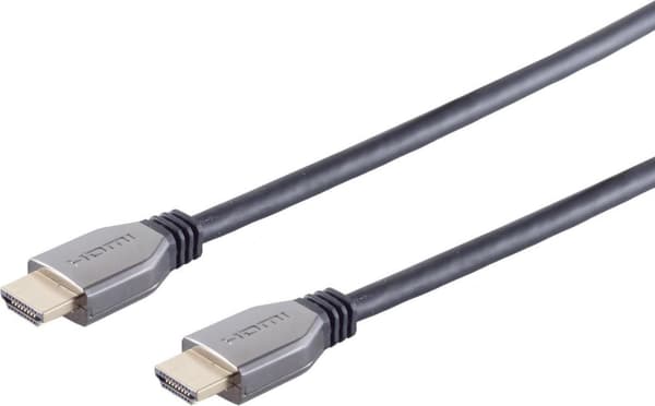 S/CONN maksimal tilslutningsmuligheder Ultra HDMI-kabel, 10K, metal, sort, 5m (10-41055)