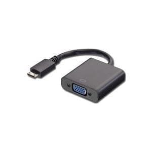 MicroConnect HDMI Mini - VGA adapter - Videokonverter - HDMI - VGA - Sort