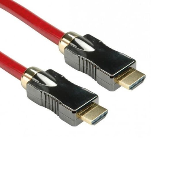 Premium 8K/10K Ultra High Speed med Ethernet HDMI 2.1-kabel 3m rund