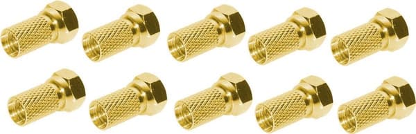 shiverpeaks ®-BASIC-S--F stik 6.5, forgyldt, med stor møtrik-VE10 (BS85008-10AG)