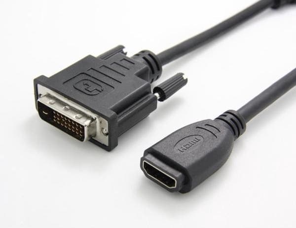 Værdi HDMI-DVI-adapter, HDMI hun / DVI-D han