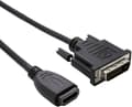 Miniatyrbillede 8 af 8: Værdi HDMI-DVI-adapter, HDMI hun / DVI-D han
