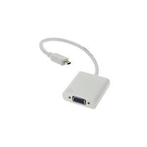 MicroConnect - Videokabel - HDMI / VGA - HD-15 (VGA) (W) til micro HDMI (M) - 25 cm