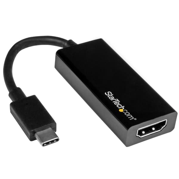 StarTech.com USB-C-HDMI-sovitin - Ulkoinen videosovitin - USB Type-C - HDMI - Musta (CDP2HD)