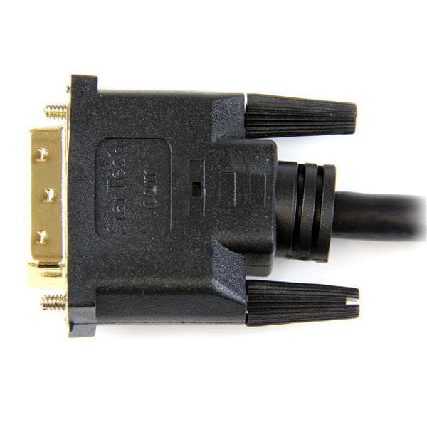 StarTech.com HDMI–DVI-D-kaapeli - uros/uros - videokaapeli - HDMI / DVI - 28 AWG - HDMI, 19-nastainen (M) - DVI-D (M) - 1,0 m - suojattu - musta (HDDV