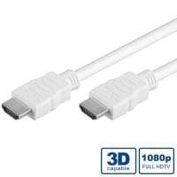 VALUE High Speed - Video/Audio/Netværkskabel - HDMI - HDMI, 19-pin (M) - HDMI, 19-pin (M) - 10 m - skærmet - hvid (11.99.5710)
