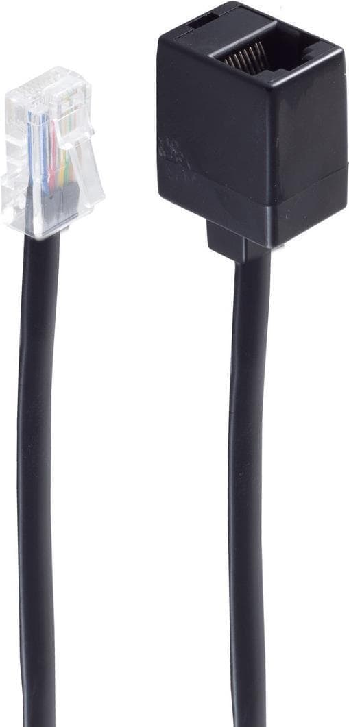 shiverpeaks BS70223-8/4 telefonkabel 3 m svart (BS70223-8/4)