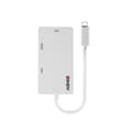 Miniatyrbild 2 av 2: Lindy - Extern videoadapter - VL100 - USB-C 3.1 - DVI, HDMI, VGA - vit