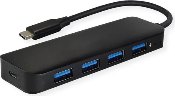 Värde 14.99.5039 Interface Hub USB 3.2 Gen 1 (3.1 Gen 1) Type-C 5000 Mbit/s Svart (14.99.5039)