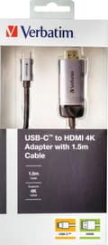 Miniatyrbild 1 av 5: Verbatim USB-C till HDMI 4K ADAPTER - USB