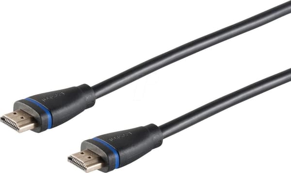 shiverpeaks BS10-05075 HDMI-kabel 10 m HDMI Type A (Standard) Sort - Blå (BS10-05075)