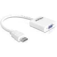 DeLOCK High Speed HDMI med Ethernet - videoforbindelse - HDMI, 19-bens (M) - HD-15 (W) (65346)