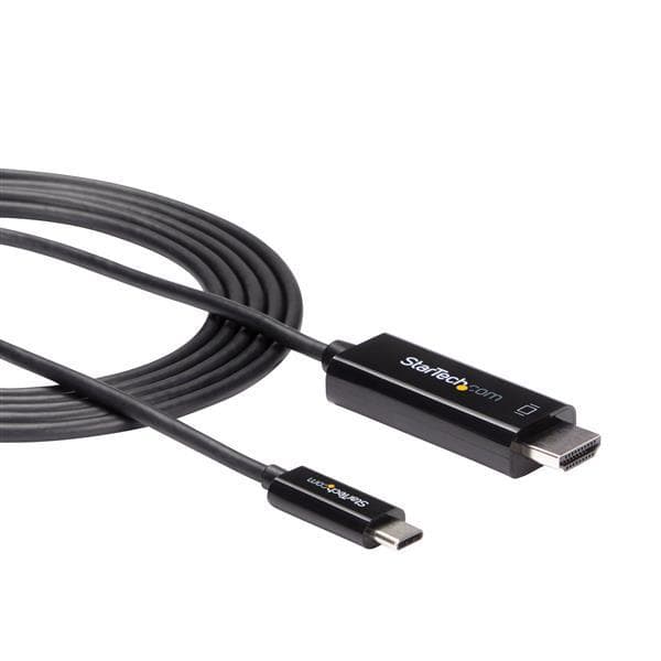 StarTech.com 2m USB C til HDMI-kabel - Sort - 4K @ 60Hz skærmkabel - USB C-videokabel - Ekstern videoadapter - VL100 - USB-C - HDMI - Sort
