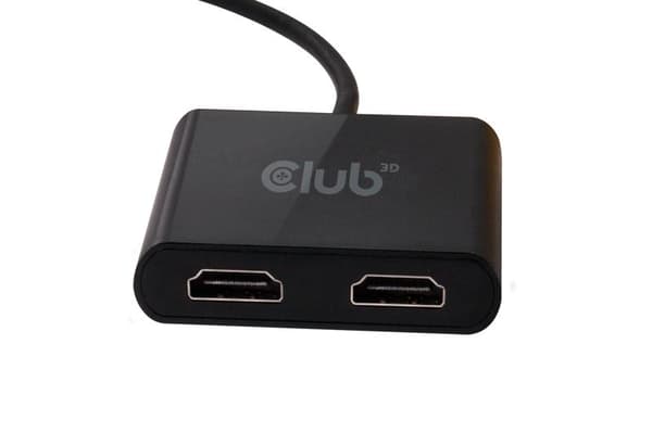 club3D CSV-1474 1 + 2 portar USB 3.2 Gen 1 switch (USB 3.0) 44096 x 2160 Pixel Black