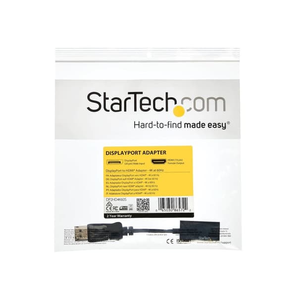 DisplayPort till HDMI-adapter - 4K 60Hz