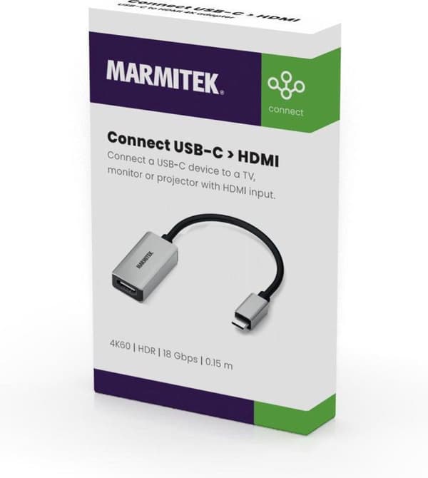Marmitek Adapter CONNECT USB-C til HDMI