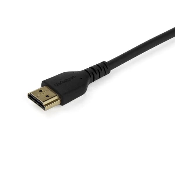 StarTech.com RHDMM1MP HDMI-kabel (2m, HDMI 2.0, 4k 60Hz, Premium High Speed HDMI-kabel med Ethernet, til skærme eller tv) - Premium Highspeed HDMI med
