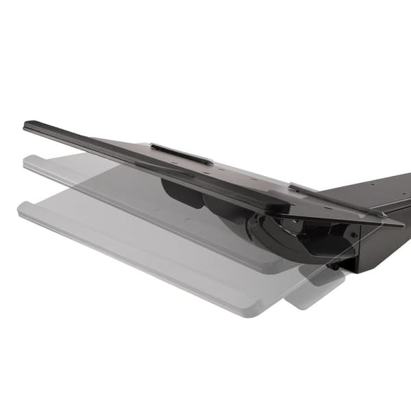 StarTech.com Tangentbordsbricka - Full rörelse och höjdjusterbar tangentbord och musbricka - 25 x 66 cm - Ergonomiskt datortangentbordsbordsfäste med
