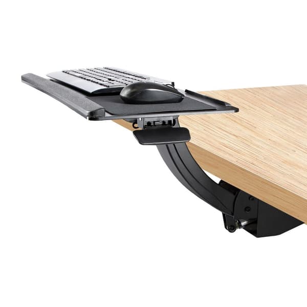 StarTech.com Tangentbordsbricka - Full rörelse och höjdjusterbar tangentbord och musbricka - 25 x 66 cm - Ergonomiskt datortangentbordsbordsfäste med