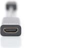 Miniatyrbillede 3 af 9: Digitus AK-340400-001-S DisplayPort / HDMI-adapter [1x DisplayPort-stik - 1x HDMI-stik] Sort 15,00 cm
