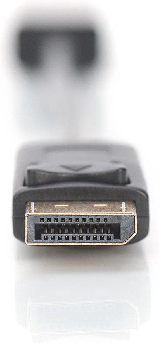 Digitus AK-340400-001-S DisplayPort / HDMI-adapter [1x DisplayPort-stik - 1x HDMI-stik] Sort 15,00 cm