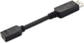 Miniatyrbillede 2 af 9: Digitus AK-340400-001-S DisplayPort / HDMI-adapter [1x DisplayPort-stik - 1x HDMI-stik] Sort 15,00 cm