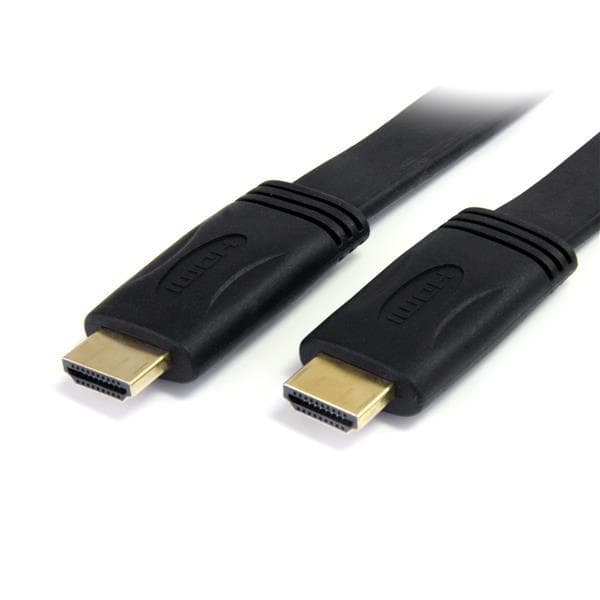 StarTech.com High Speed Höghastighets Flat HDMI-kabel med Ethernet - Ultra HD 4k x 2k HDMI-kabel (hane/hane) - Video/Audio/Nätverkskabel - HDMI - 28 A