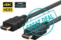 VivoLink PROHDMIHD2-BULK HDMI-kaapeli 2m HDMI Type A (Standard) Musta (PROHDMIHD2-BULK)