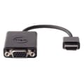 Miniatyrbild 1 av 2: Dell - Videoadapter - HDMI hane till HD-15 (VGA) hona - svart - för Latitude 54XX, 55XX, 73XX, 94XX, 94XX 2-in-1, 95XX, Precision Mobile Workstation 3