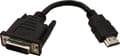 Miniatyrbild 2 av 6: Värde HDMI-DVI-adapter, HDMI hane / DVI-D hona