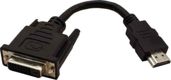 Värde HDMI-DVI-adapter, HDMI hane / DVI-D hona