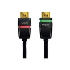 Purelink Ultimate ULS1005 - HDMI med Ethernet-kabel - HDMI (M) til HDMI (M) - 1,5m - tredobbelt isolering - sort - halogenfri, robust (ULS1005-015)