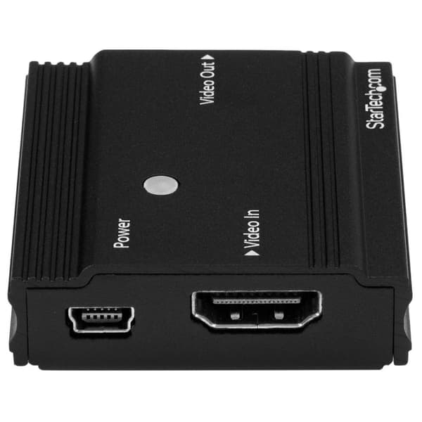 StarTech.com HDMI Signal Booster - HDMI Extender - 4K 60Hz - expansion för video/ljud - HDMI - upp till 35 m (HDBOOST4K)