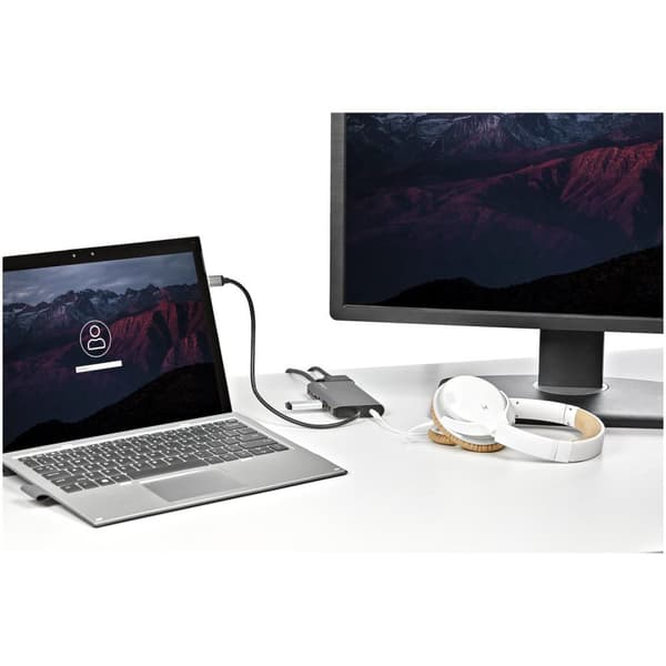 StarTech.com USB C Multiport Adapter - USB-C Mini Travel Dock med 4K HDMI eller 1080p VGA - 100W PD, 3x USB, SD, GbE, Audio - Laptop/Tablet - Dockings