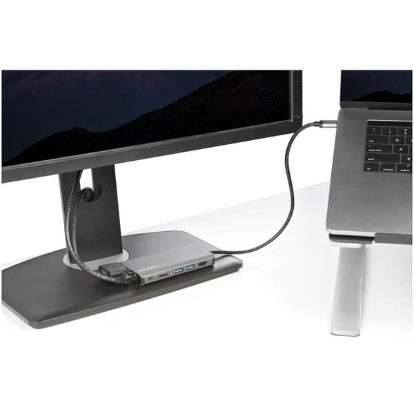 StarTech.com USB C Multiport Adapter - USB-C Mini Travel Dock med 4K HDMI eller 1080p VGA - 100W PD, 3x USB, SD, GbE, Audio - Laptop/Tablet - Dockings