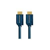 Clicktronic CLICK C - HDMI med Ethernet-kabel - HDMI (M) til HDMI (M) - 12,5 m - Dobbelt isolering - 4K-understøttelse (70308)