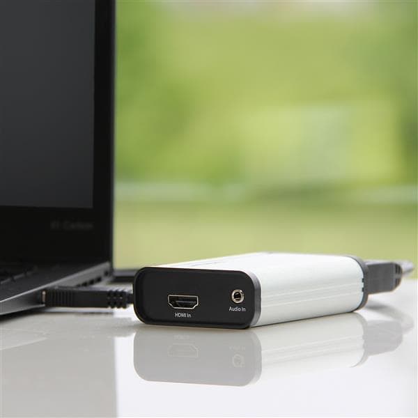 StarTech.com HDMI till USB-C videoinspelningsenhet - UVC HDMI-inspelare - Plug and Play - Mac och Windows - 1080p - Videoinspelningsadapter - USB 3.0