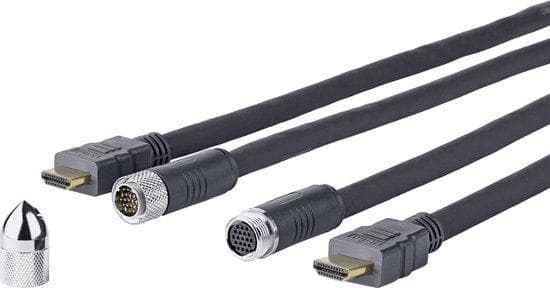 VivoLink Pro Cross Wall - HDMI med Ethernet-kabel - HDMI (M) til HDMI (M) - 20 m