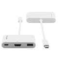 Miniatyrbild 4 av 4: Kramer ADC-U31C/M2 - USB 3.1 Type−C till HDMI och USB 3.0 och PD AdAdapter-kabel