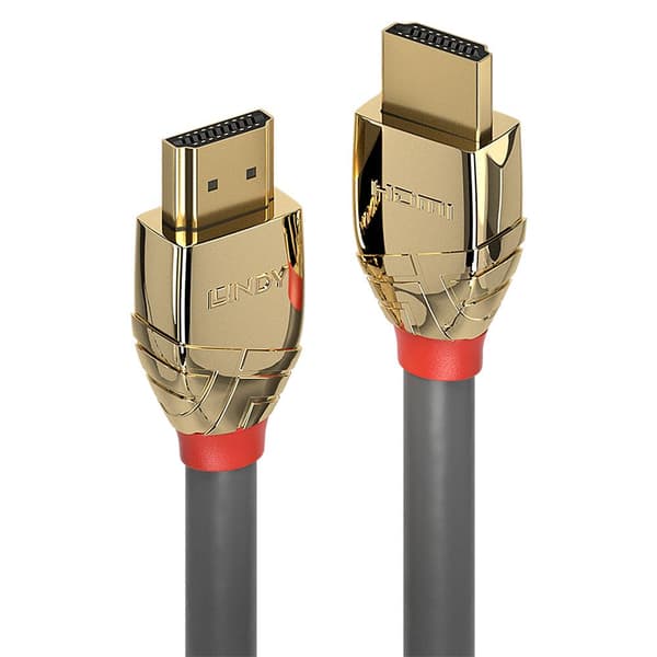 LINDY HDMI Tilslutningskabel 15,00 m 37867 Grå [1x HDMI stik - 1x HDMI stik]