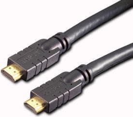 e+p HDMV 401/20 - 20 m - HDMI-tyyppi A (vakio) - HDMI-tyyppi A (vakio) - 3D - 0,1 Gbit/s - musta (HDMV 401/20L)