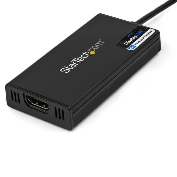 StarTech.com USB3.0 til 4K HDMI ekstern multiskærm videografikadapter - Ekstern videoadapter - DisplayLink DL-5500 - SuperSpeed USB3.0 - HDMI - Sort (