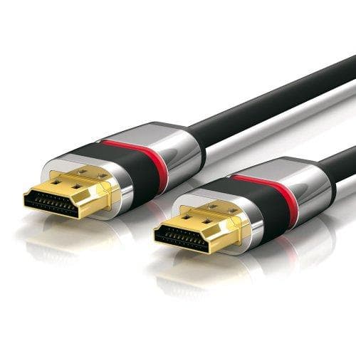 Purelink Ultimate ULS1000 - HDMI Ethernet-kaapelilla - HDMI (M) - HDMI (M) - 7,5 m - kolminkertainen eristys - musta - pyöreä, 4K-tuki (ULS1000-075)