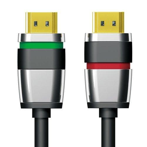 Purelink Ultimate ULS1000 - HDMI Ethernet-kaapelilla - HDMI (M) - HDMI (M) - 7,5 m - kolminkertainen eristys - musta - pyöreä, 4K-tuki (ULS1000-075)