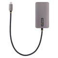 Miniatyrbillede 5 af 6: StarTech.com USB C-videoadapter - USB-C til HDMI DVI VGA-adapter - op til 4K 60Hz - Aluminium - Multiport-skærmadapter - Thunderbolt 3 & 4-kompatibel