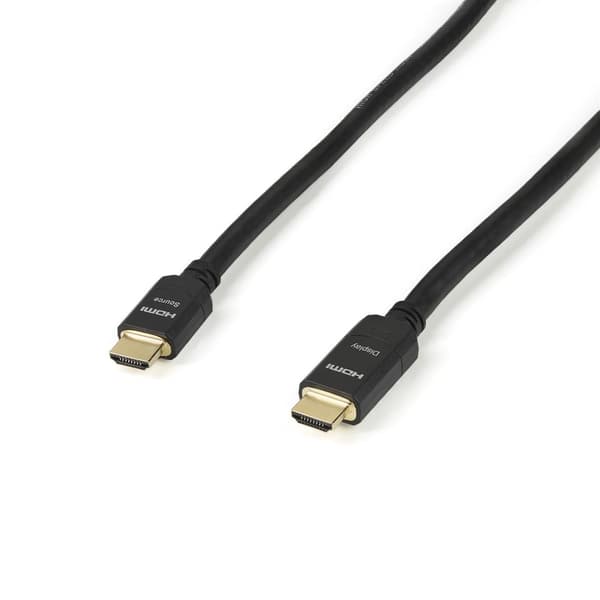 StarTech.com 20m højhastigheds HDMI-kabel M/M - Ultra HD 4k x 2k - Active CL2 HDMI-kabel - HDMI-kabel - HDMI (M) til HDMI (M) - 20m - Dobbeltskærmet -