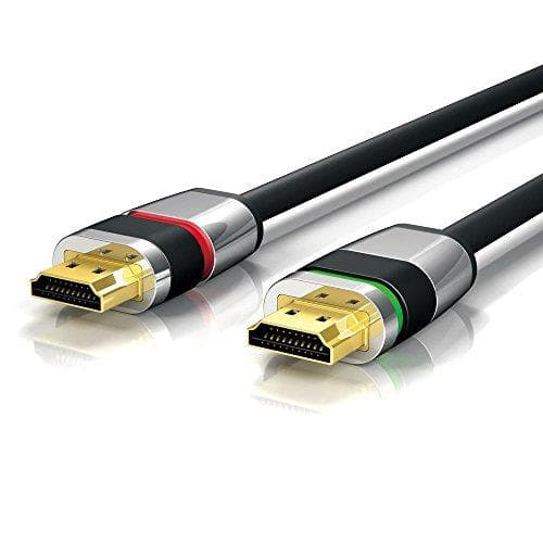 Purelink Ultimate ULS1000 - HDMI med Ethernet-kabel - HDMI (M) till HDMI (M) - 5,0m - trippelisolering - svart - rund, 4K-stöd (ULS1000-050)